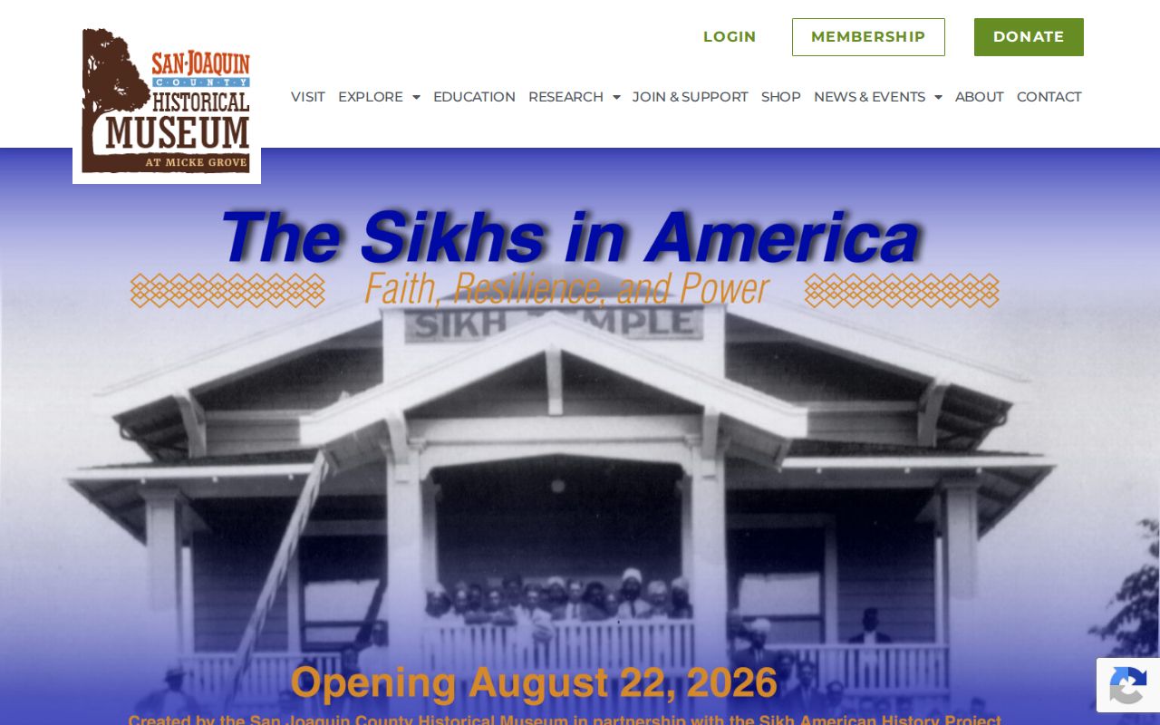 San Joaquin County Historical Society and Museum research gateway